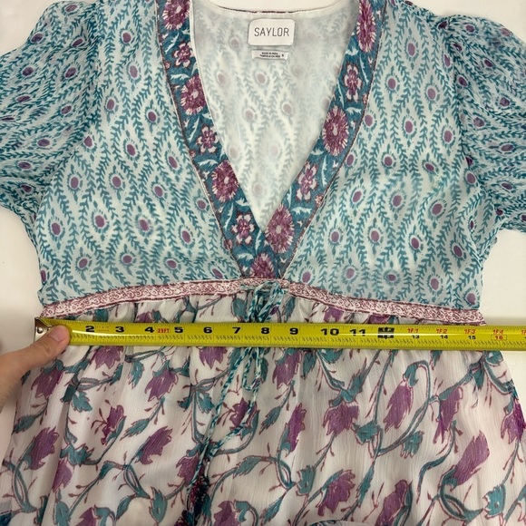 SAYLOR Kita Mini Dress in Multi Size S - Picture 15 of 16